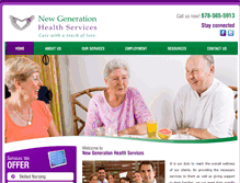Tablet Screenshot of newgenerationcare.com